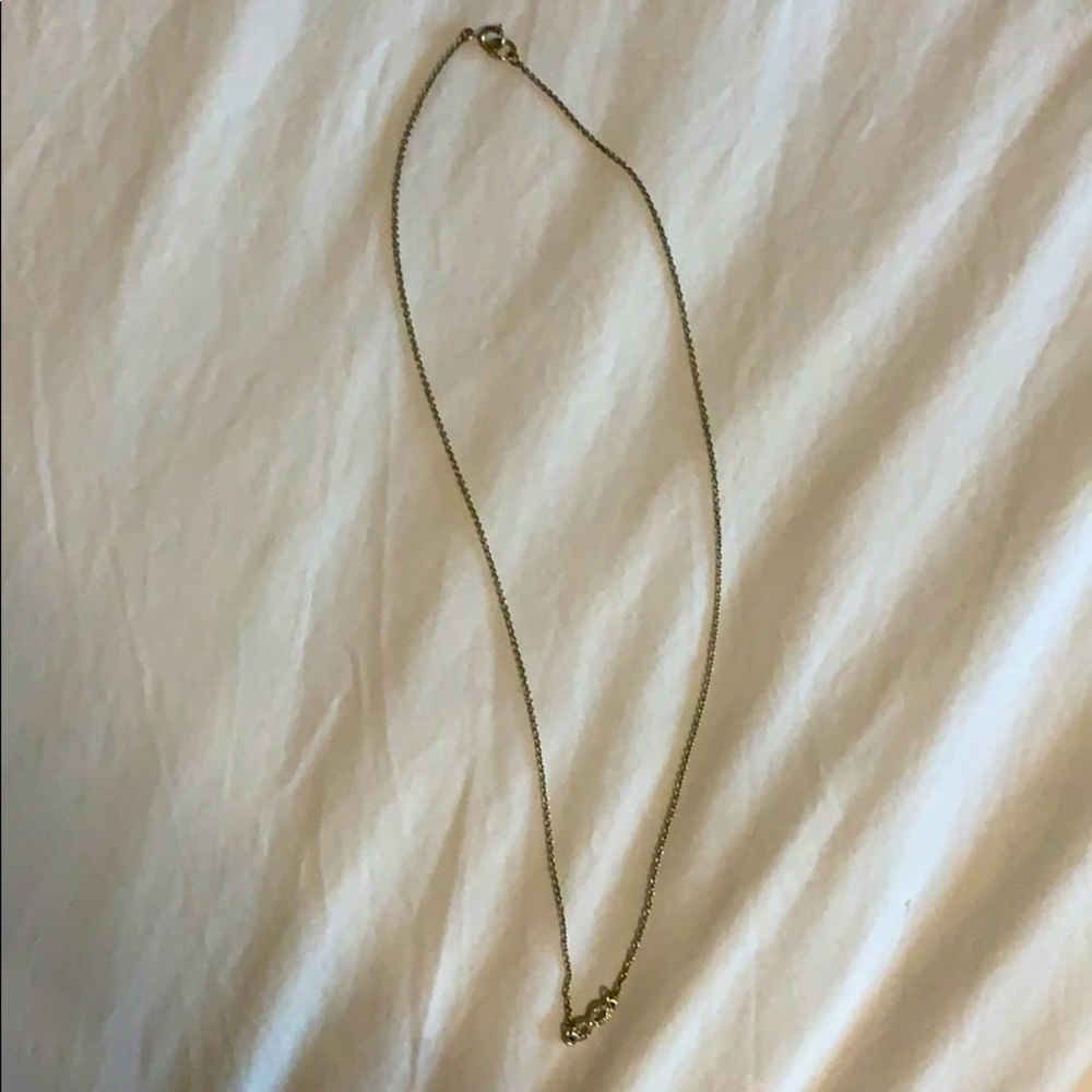 Dainty infinity necklace
